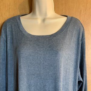 🌻EUC Wekili Women's Blue Long-sleeved Tunic  Size:  XXL
